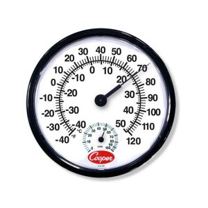 Cooper-Atkins Malaysia 212-150 | 12-Inch Wall Thermometer/Humidity Meter -40°~50°C, 0°~100%RH
