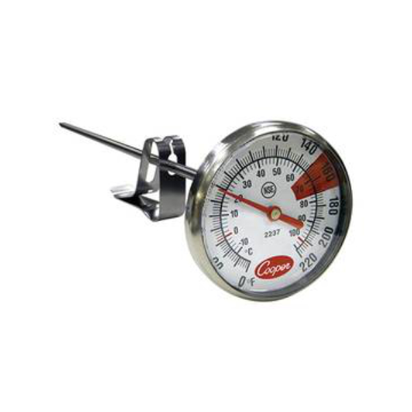 Cooper Atkins 2237-04-8 | 1.75 Dial Espresso Milk Frothing Thermometer 01 Cooper-Atkins Malaysia 2237-04-8 1.75-Inch Dial Espresso Milk Frothing Thermometer 0°~220°F/-10°~104°C
