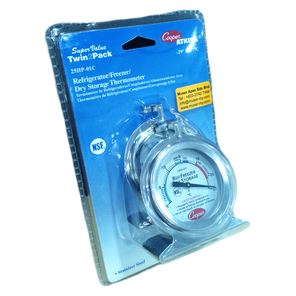 Cooper Atkins 25HP-01C-2 | HACCP Professional Refrigerator : Freezer Twin Pack 02 Cooper-Atkins Malaysia 25HP-01C-2 | Twin2Pack Refrigerator/Freezer/Dry Storage Thermometer | -29°~27°C