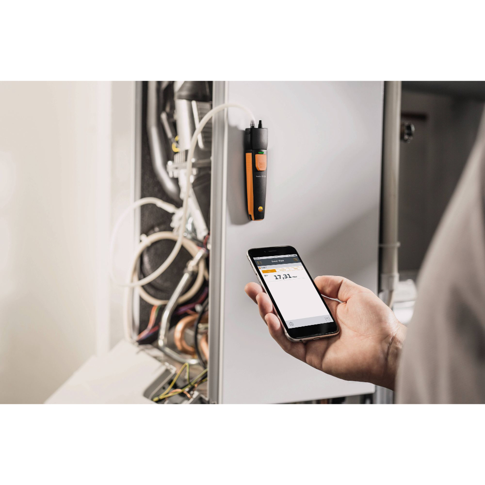 Testo Differential Pressure Instrument - Testo 510 i - Differential Pressure Measuring Instrument with Smartphone Operation 06 testo Malaysia 510i Differential Pressure Measuring Instrument w/ Smartphone Operation