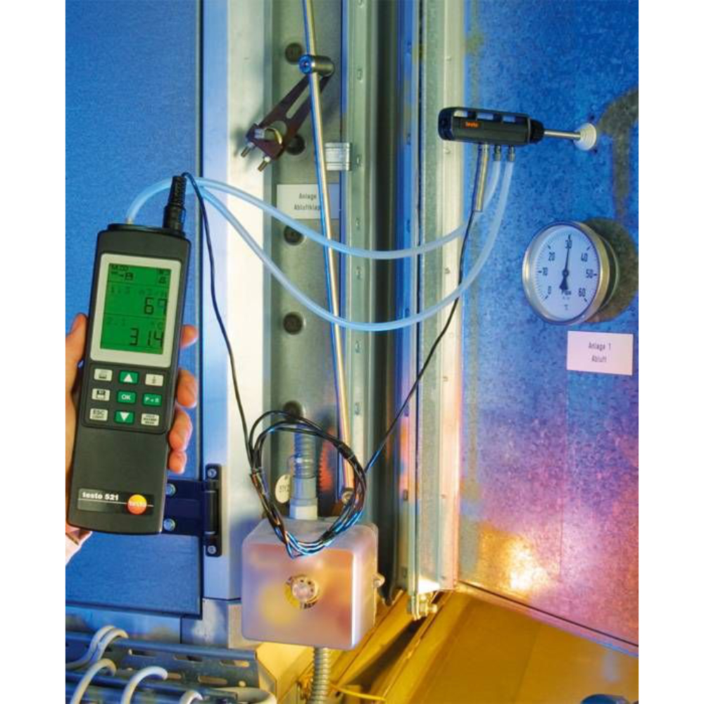 Testo Differential Pressure Instrument - Testo 521-1 - Differential Pressure Measuring Instrument (0.2 % of f.v.) 02 testo Malaysia 521-1 | Differential Pressure Measuring Instrument (0.2% f.v.)