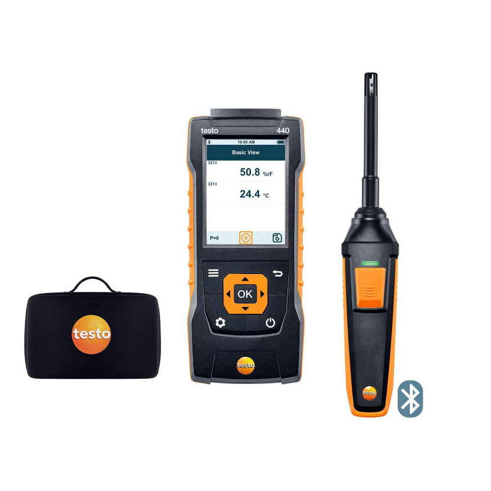 testo 440 Humidity Kit with Bluetooth® 01