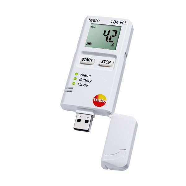 testo 184 H1 | Air Humidity & Temperature Data Logger | Transport Monitoring