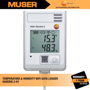 testo Saveris 2-H1 | WiFi Data Logger w/ Display | Integrated Temperature & Humidity Probe