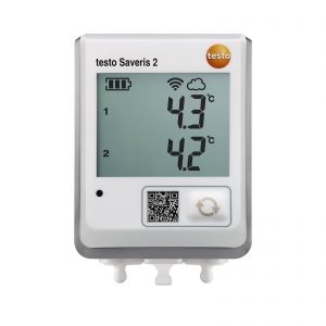 testo Saveris 2-T2 | WiFi Data Logger w/ Display & 2 NTC Temperature Probes Connections