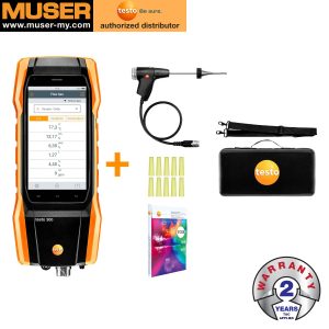 Testo Malaysia Testo 300 Kit 1 - Flue Gas Analyzer (O2, CO up to 4,000 ppm)