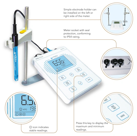 Apera Malaysia PH700 Benchtop pH Meter Kit