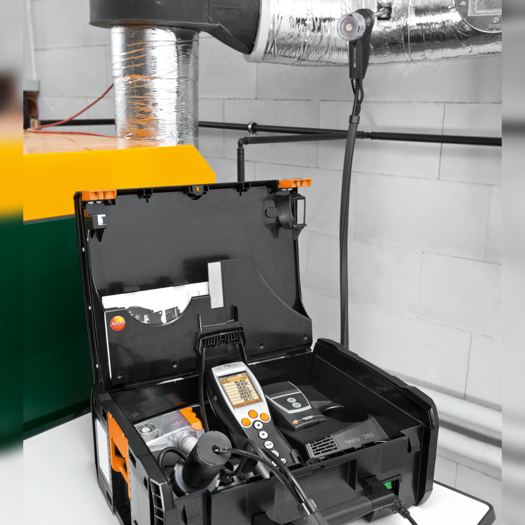 Testo 380 Particle Counter Flue Gas Analyzer