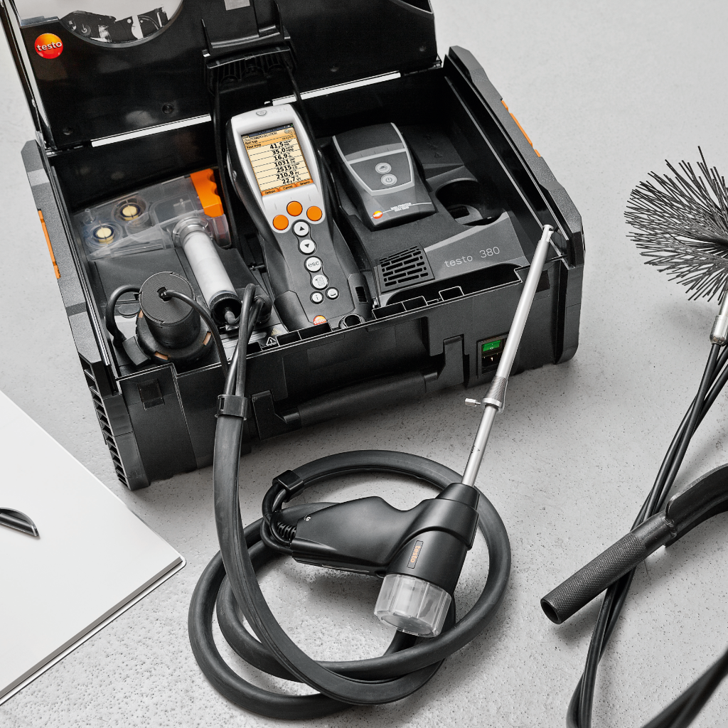 Testo 380 Particle Counter Flue Gas Analyzer