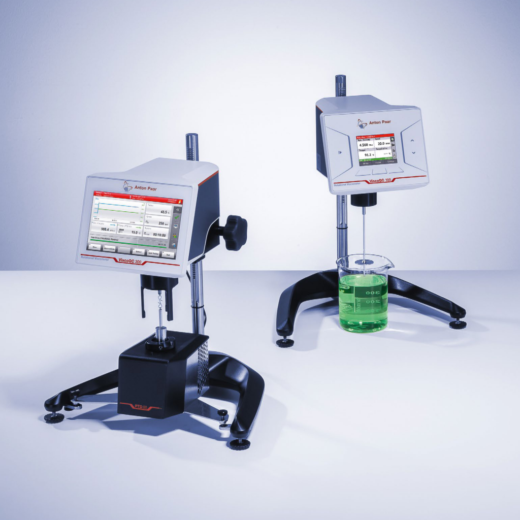 Anton Paar ViscoQC Series: ViscoQC 300 (left) and ViscoQC 100 (right).