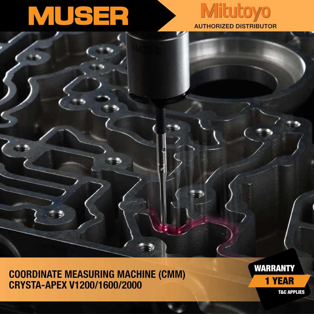 Mitutoyo CRYSTA-APEX V1200:1600:2000_1000px_02 Mitutoyo Malaysia CRYSTA-Apex V1200 / V1600 / V2000 Standard CNC CMM