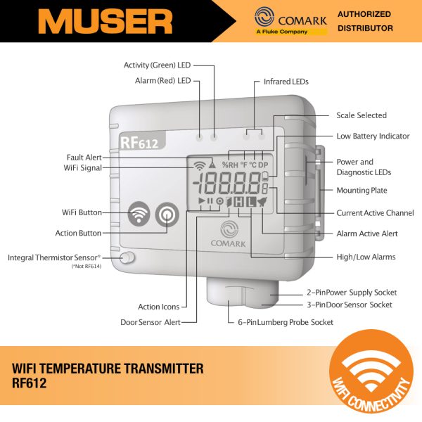 Comark Malaysia RF612 WiFi Temperature Transmitter