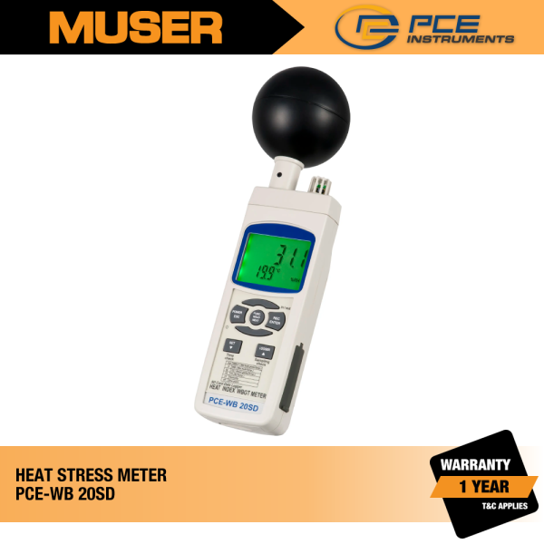 PCE Instruments Malaysia PCE-WB 20SD Heat Stress Meter