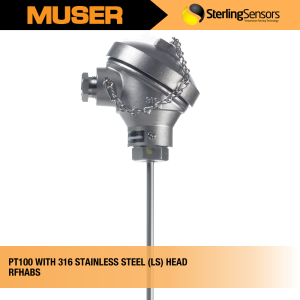 Sterling Sensors RFHABS Pt100 with 316 Stainless Steel (LS) Head