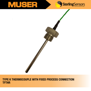 Sterling Sensors TFTHR Type K Thermocouple with Fixed Process Connection