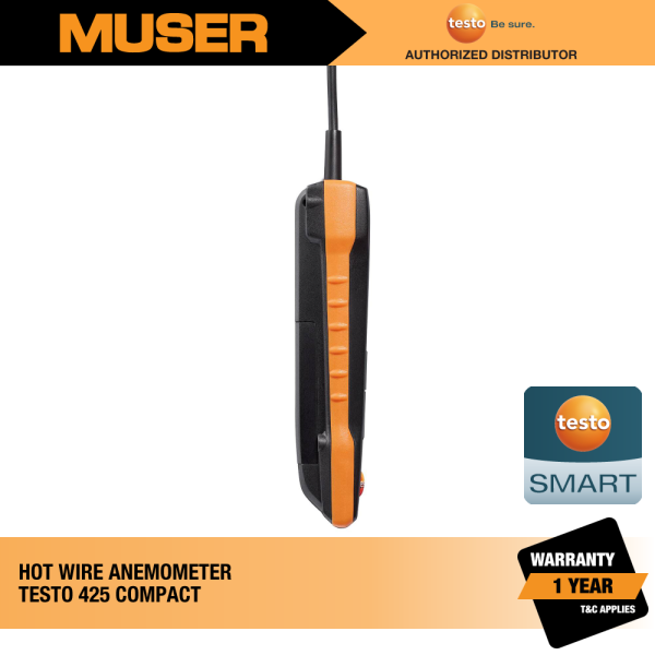 Testo Malaysia 425 (0563 0425) Digital Hot Wire Anemometer with App Connection