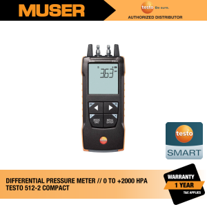 Testo Malaysia 512-2 (0563 2512) Digital Differential Pressure Measuring Instrument with App Connection