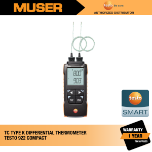 Testo 922 (0563 0922) Differential Thermometer for TC Type K with App Connection
