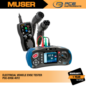 PCE Instruments Malaysia PCE-EVSE-KIT2 Electric Vehicle EVSE Tester