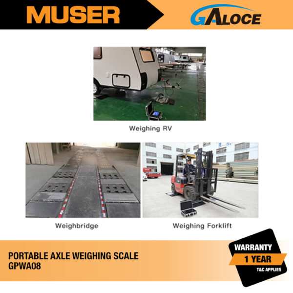 GALOCE Malaysia GPWA08 Portable Axle Weighing Scale