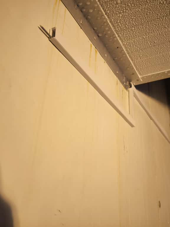 Trunking process done for the external probe sensor.